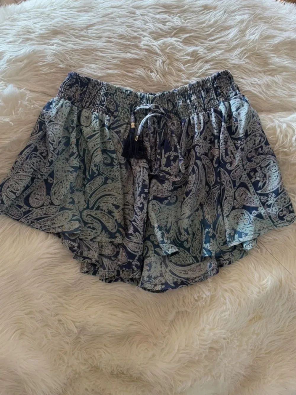 Printed boho shorts